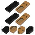 thumbnail image 6 of MERRYHAPY 4Pcs Wardrobe Rod Holder Flange Socket Zinc Alloy for Homeowners to Store and Display Clothes, 6 of 8