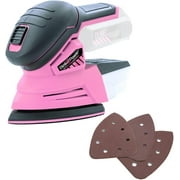 Restored Pink Power Sander (TOOL ONLY - Does Not Include Battery or Charger) - (Refurbished)