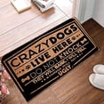 thumbnail image 4 of Funny Doormat for Dog Lovers Non Indoor Outdoor Entrance Floor Mat Welcome Rug Home Housewarming, 4 of 6