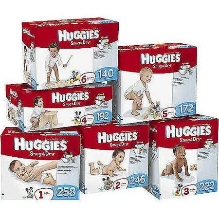 Huggies Snug & Dry Diapers, Economy Plus