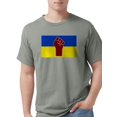 thumbnail image 1 of CafePress - Ukrainian Flag With Fist T Shirt - Mens Comfort Colors® Shirt, 1 of 1