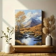 thumbnail image 6 of Autumn Mountain Stream Canvas Print/Wall Art， Suitable for Living Room，Office， Dining Room， and Hotel Decoration, 6 of 8