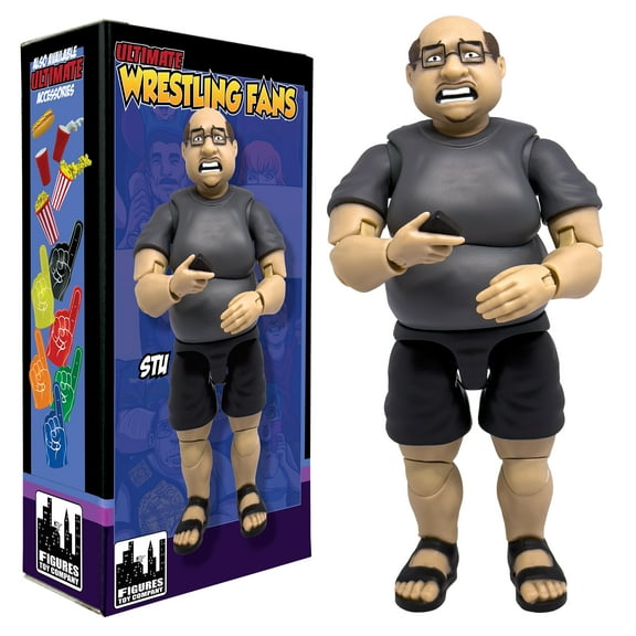 Ultimate Wrestling Crowd Fan Figures for WWE & AEW Action Figures: Stu