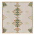 thumbnail image 3 of Unique Loom Baja Outdoor Collection Area Rug - Cabo (5' 3" Square Ivory/Green), 3 of 7