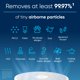 thumbnail image 3 of BLUEAIR Purificadores de aire para habitaciones grandes, recámara, limpia 2.232 pies cuadrados en una hora, HEPASilent Smart Air Cleaner para el hogar, mascotas, alergias, virus, polvo, moho, humo, 3 of 5