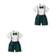 thumbnail image 3 of Camisa con Botones para Niños Qarigey Conjunto de Pantalones Cortos 70cm 80cm 90cm 100cm 110cm 120cm 130cm, 3 of 6