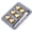 (D), variant on Heart Shaped Stainless Steel Reusable Ice Cubes, Metal Whiskey Stones Chill Rocks, Non Diluting Chilling Cubes for Whiskey(Gold 6pc)