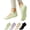 Light green + Light purple + Beige + Black, variant on Yawlsow 4 Pairs Pilates Socks with Grips for Women, Non-Slip Yoga Socks for Barre, Ballet, Barefoot Workout