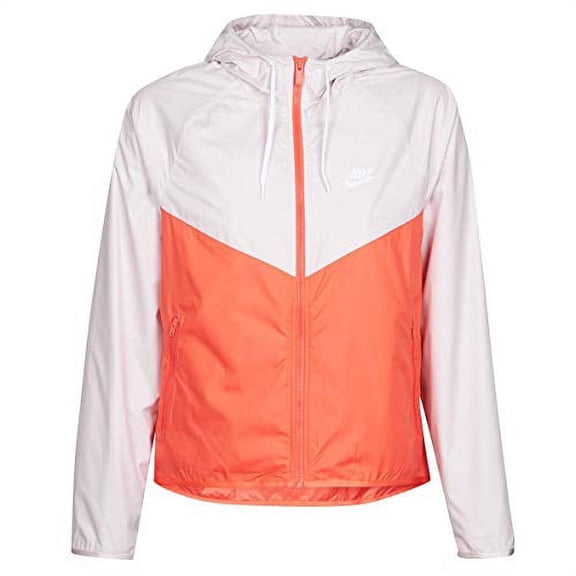 Nike Nsw Windrunner Womens Jackets Size S, Color: Barely Rose/Magic Ember/White