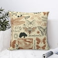 thumbnail image 4 of Dragonfly Moth Vintage Butterfly Pillow Cover Decorative Throw Pillowcase Soft Cushion Covers Bed Sofa Couch 18x18, 4 of 6