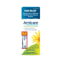 Boiron Arnicare Gel and Arnica Montana 30C, Homeopathic Medicine for Pain Relief, Muscle Pain & Stiffness, Swelling from Injuries, Bruises, 2.6 oz Gel and 80 Pellets Value Pack