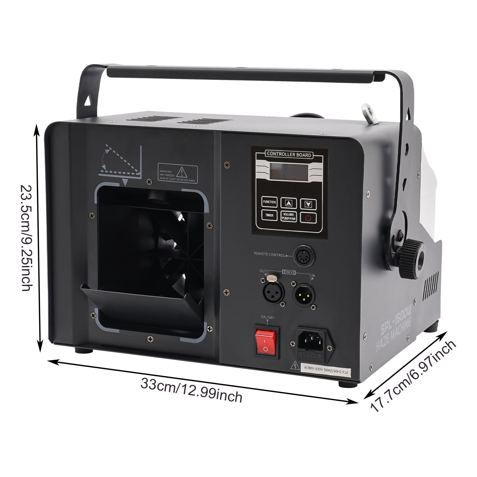 1500W Mist Machine, Fog Machine with Remote Control, Mist Machine