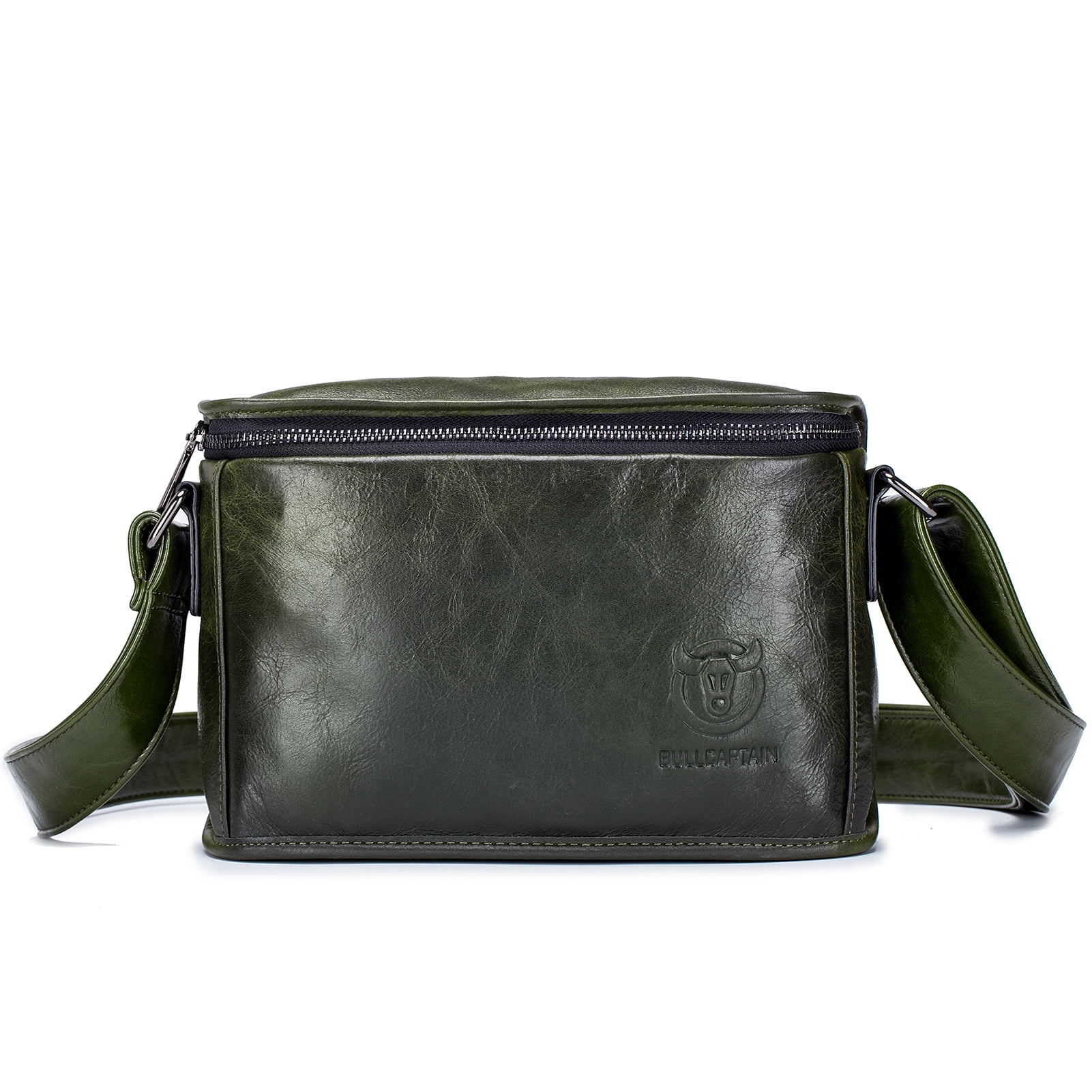 New Soft Leather Black Travel Bag Messanger Man Bag Crossover Shoulder Satchel 