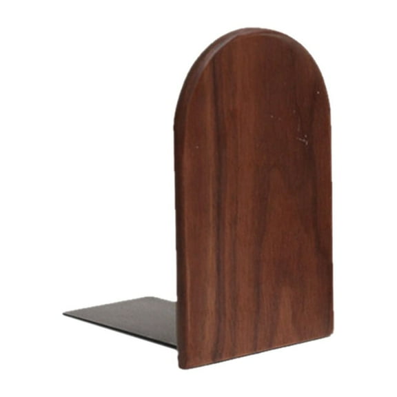 MOKKHNB Black Walnut Head Book Supports For Organizing Books Files And Office School Library And Stylish Design