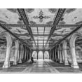 thumbnail image 2 of Frank, Assaf 32x26 Black Ornate Wood Framed with Double Matting Museum Art Print Titled - Bethesda Terrace in Central park, New York, 2 of 4