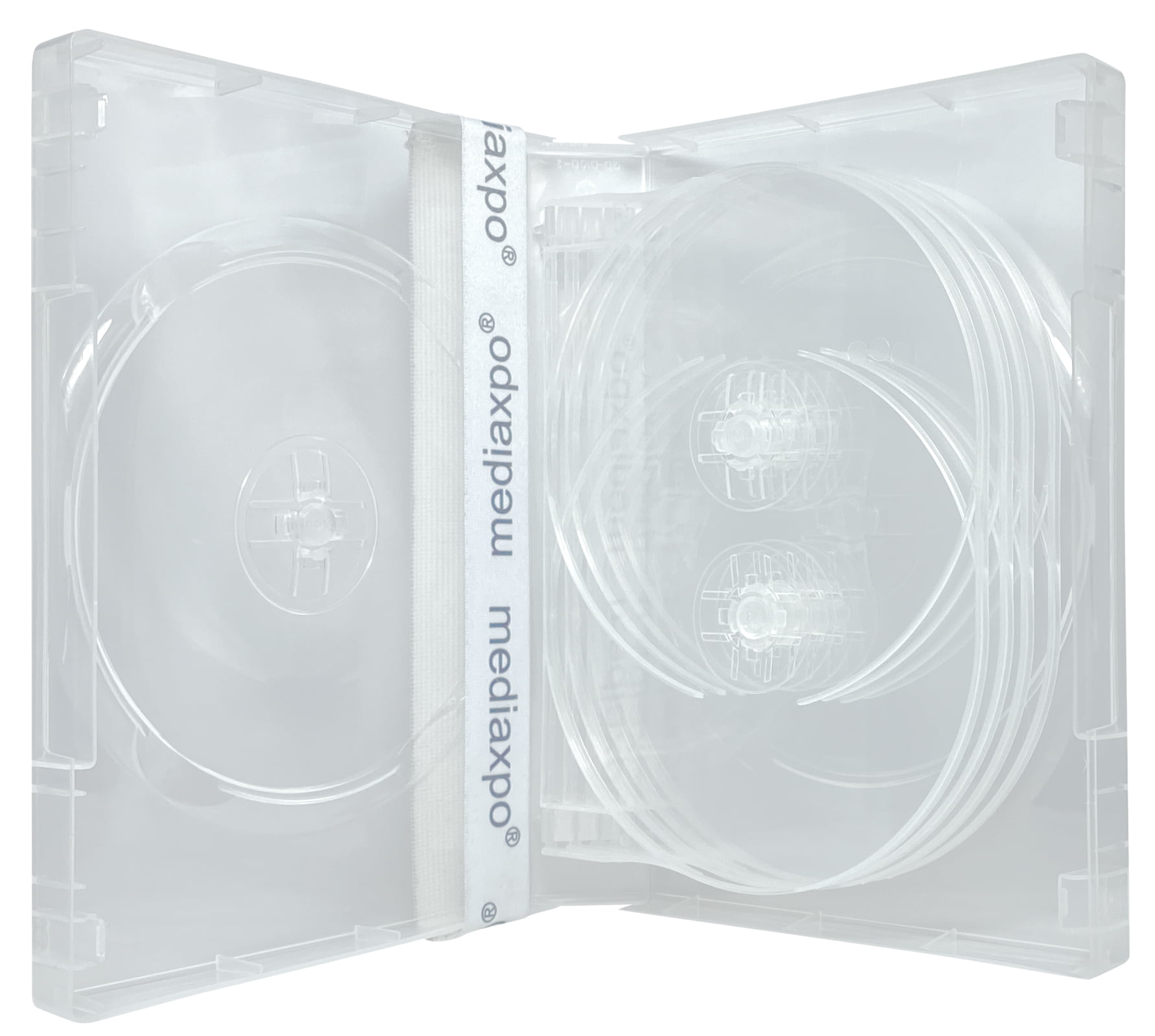 CheckOutStore 25 Clear 10 Disc DVD Cases