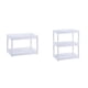 thumbnail image 3 of Injueey Organizar la cocina, práctico y elegante, estante debajo del fregadero, gabinete de almacenamiento para fregadero, trucos de cocina Almacenamiento y organización del hogar Blanco 3 capas, 3 of 6