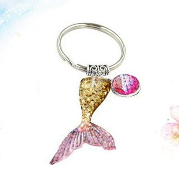 LEORX 1PC Keychain Mermaid Shape Design Durable for Any Occasion Accessories