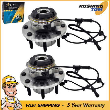 Ford Ranger Wheel Bearing - Front Wheel Hub & Bearing LH & RH Pair Set fits Ford F250 F350 Excursion 4x4 4WD