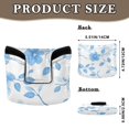 thumbnail image 2 of Haosy Blue Flower and Leaf Golf Mallet Putter Cover Strong Magnetic Leather Golf Club Headcover Closure, 2 of 7