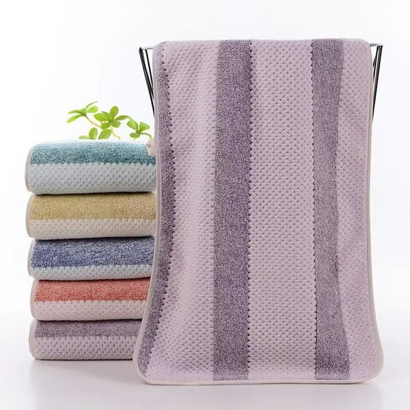 CxhicLuv 5PCS Facial Towels 29.5×13.8 Inch Soft, Absorbent, Low-Pilling – Knitted Coral Velvet Washcloths, Ideal for Bath, Daily Cleaning, Suitable for Men, Women, Kids, Couples
