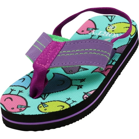 

NORTY Toddler Girls Ankle Strap Sandals Female Slingbacks Green