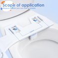 thumbnail image 4 of Hot and Cold Water Toilet Bidet Attachment, Non-Electric Self-Cleaning Dual Nozzle, Adjustable Water Pressure and Temperature, 4 of 8