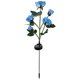 thumbnail image 1 of 1 lámpara de césped impermeable para el hogar con forma de rosa, luz solar para jardín., 1 of 5