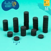 Hello Hobby Small Magnetic Buttons، 52-Pack، Boys and Girls، Child، Ages 5 +
