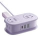 thumbnail image 1 of Regleta cinco en uno con puertos USB, alargador con protector contra sobretensiones, regleta portátil para viajes, carga inteligente USB que satisface las necesidades de diversos dispositivos, 1 of 2