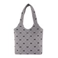 thumbnail image 1 of Bolso Hombro Hobo Pana Gran Capacidad Bowknot Casual para Mujer, 1 of 9