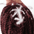 thumbnail image 7 of Lyricalhair Lace Front Box Braided Wig for Black Women Hand Braids Baby Hair front Natural Hairline Micro Twist Braid Wigs Synthetic Hairpiece, 7 of 7
