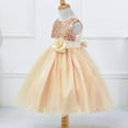 thumbnail image 5 of 3-10T Kids Girls Flower Princess Sequin Dress Birthday Bridesmaid Party Pageant Formal Long Dresses, 5 of 5