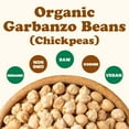 thumbnail image 4 of Organic Garbanzo Beans, 20 Pounds - Non-GMO, Sproutable, Kosher, Raw, Vegan - by Food to Live, 4 of 8