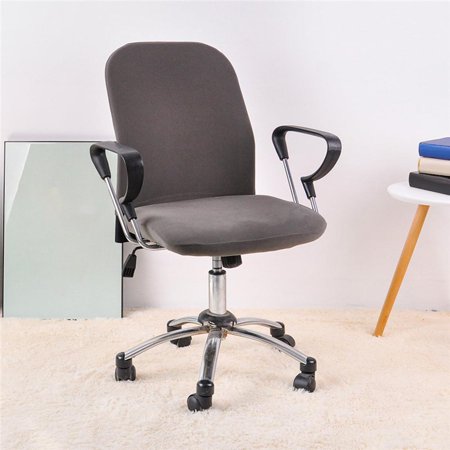 Slipcover Removable Polyester Split-type Furniture Washable Seat Cover for Hotel Grey