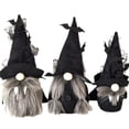 thumbnail image 2 of 3 unids/set de muñecas de gnomo de Halloween, muñeco sin rostro, decoración para chimenea, ventana, regalo de vacaciones de Halloween, 2 of 8