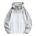 thumbnail image 2 of Chemise de Protection Solaire UPF 50+ Rafraîchissante Séchage Rapide Veste à Capuche Extensible pour Pêche Exercice Extérieur, Hommes Femmes Manteau d'Entraînement Respirant UV Manches Longues Décontracté, 2 of 6