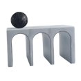 thumbnail image 4 of Estatua de resina con forma de arco, adorno de arco para decoración del hogar, hotel, puerta arqueada moderna, escultura abstracta, figura geométrica, 4 of 9