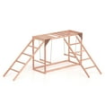 thumbnail image 7 of Phonjoro Chicken Perch w/Ladder Swing & Ramp for Coop, Chicken Roosting Bars for Chickens in Coop, Chicken Coop Accessories Toy, Wooden Chicken Activity Play for Pets Healthy for Backyard Farm, 7 of 7