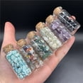 thumbnail image 4 of Chip Stone Set  Tumbled Stones  Wishing Bottles 15Pcs Mini Wishing Bottles Chip Stone Set  Tumbled Reiki Stones Collection Gift Home Decor, 4 of 8