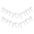 thumbnail image 2 of Feledorashia Bow Ribbon Garland, Party Bunting Decoration, Streamer for Wedding Birthday Shower Anniversary Wall Backdrop Table and Decor, Preassembled Fabric Bows with Continuous Cord and Shape, 2 of 6