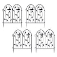 thumbnail image 4 of metálicas para jardín de 4 piezas, metálicas para jardín, resistentes a la oxidación, barrera para animales Negro, 4 of 8