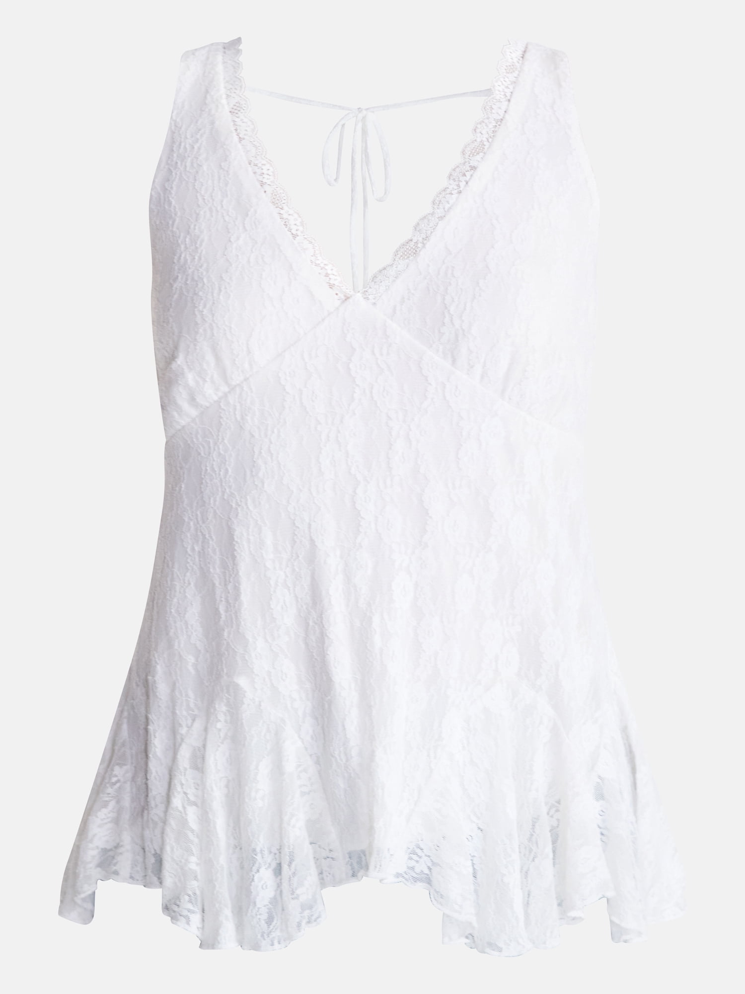No Boundaries Lace Godet Tank Top, Women’s XXS-XXL