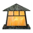 thumbnail image 5 of Meyda Tiffany 161316 Stillwater 4 Light 15" Tall Pier Mount Post Light - Verdigris, 5 of 6