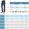 thumbnail image 6 of BALEAF Womens Dress Pants Yoga Work Pants Pull On Slacks Business Casual Office Trouser Pockets 29" Navy 2XL, 6 of 6