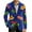 Blue, variant on Men's Corduroy Blazer - Carnival Printed Warm Pocket Casual Suit Jacket, Black, L