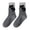 Light Gray, variant on Knee High Socks Flocked Cute Korean Style Cartoon Cat Pattern Fall Down Crew Stockings for Women Casual Home Leisure