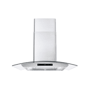 Joeaonz 30-Inch Wall Mount Range Hood with 3-Speed Ventilation and Dishwasher-Safe Filters, 700 CFM, 120V