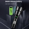 thumbnail image 1 of LJNYFDC Mini Flashlight Telescopic Zoom High Brightness Handheld LED Torch Life Waterproof Illumination High Powered Outdoor Supply 1 Set, 1 of 5