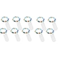thumbnail image 1 of Guirnalda de luces LED con pilas, 10 unidades, 2 m, 20 LED, microbaterías, alambre de cobre, luces de Navidad multicolor para habitaciones, interiores, Navidad, exteriores, fiestas, bodas, bricolaje, 1 of 7